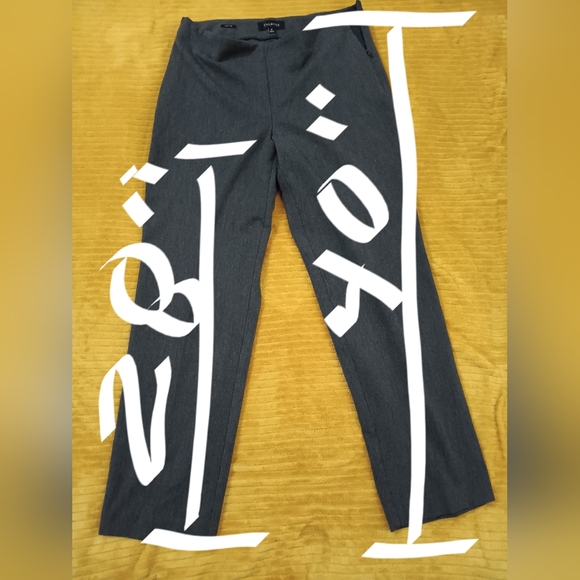 Talbots size 10 gray pants - Picture 2 of 4